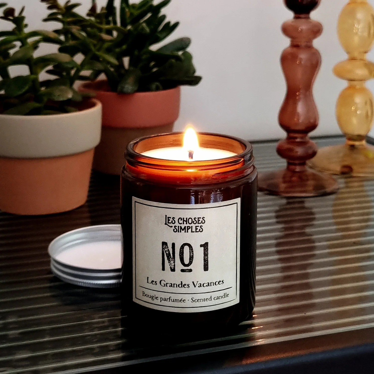 [CD-CANDLE01] Les Choses Simples No.1 Amber Jar Candle