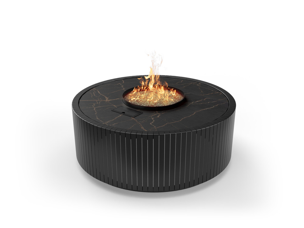 Electric Media Wall Fire