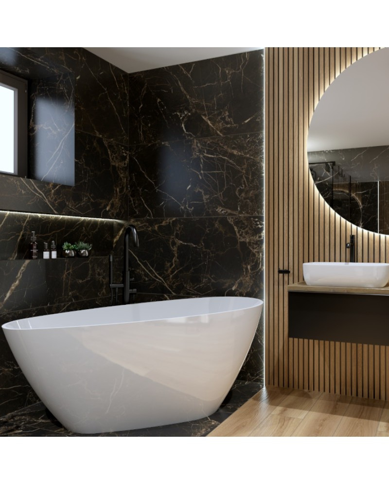 Freestanding Bathtub Pietra 1500 (Gloss White)