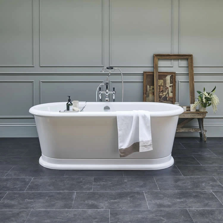 London Round Double Ended Bath (Gloss White)